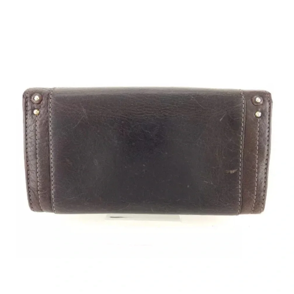 EUC-Chloe Paddington Brown Leather Long Bifold Wallet. 🎉🔥